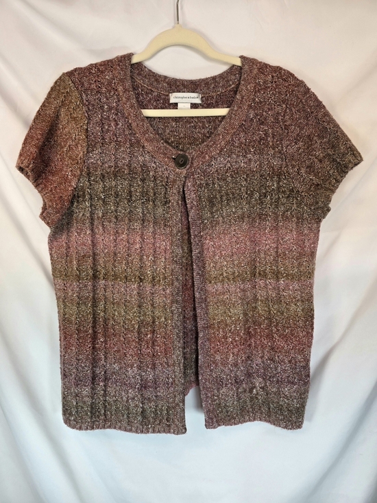 Christopher & Banks Sweaters - Christopher +Banks Vintage-Inspired Knit Boho Cottagecore Cardigan Size XL